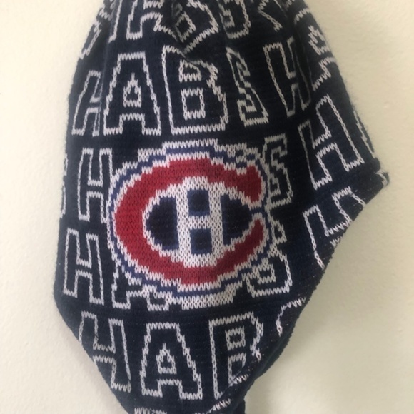 Habs Montreal Canadians NHL Hockey‎ Trapper Hat Toque - One Size - Picture 5 of 9